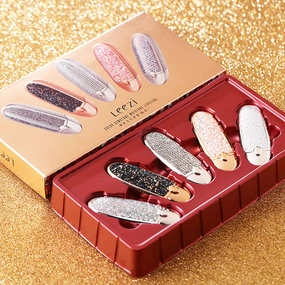 Seduction Styles Net red with the same Liz bright star gem lipstick set