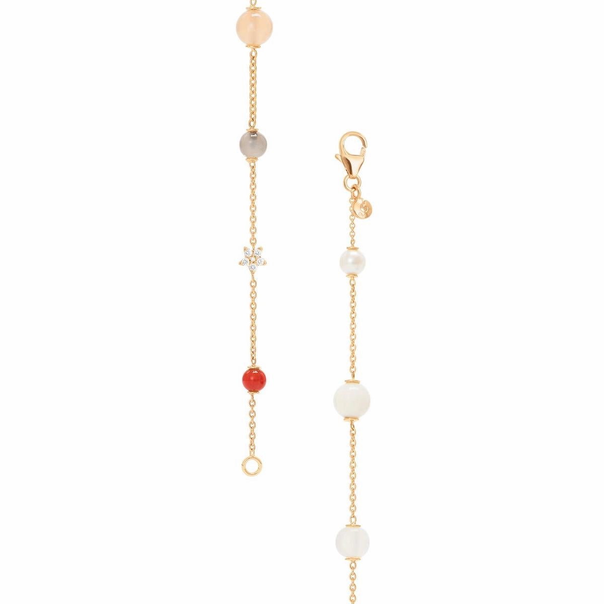 Shooting Star Bracelet - Coral - Diamond