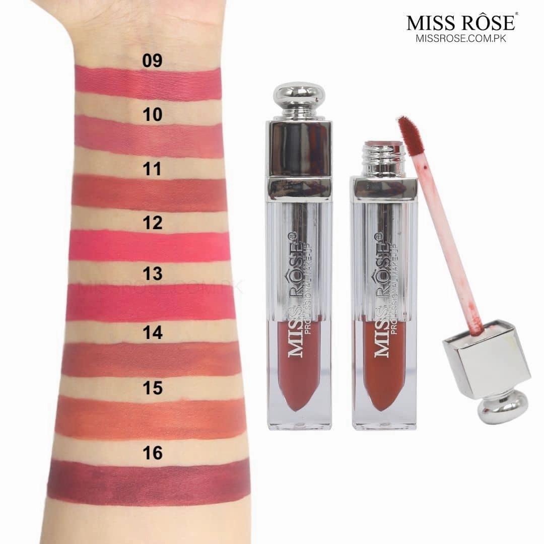 Silver Lip Angelic Matte gloss Rose Miss Handcrafted Rich variety