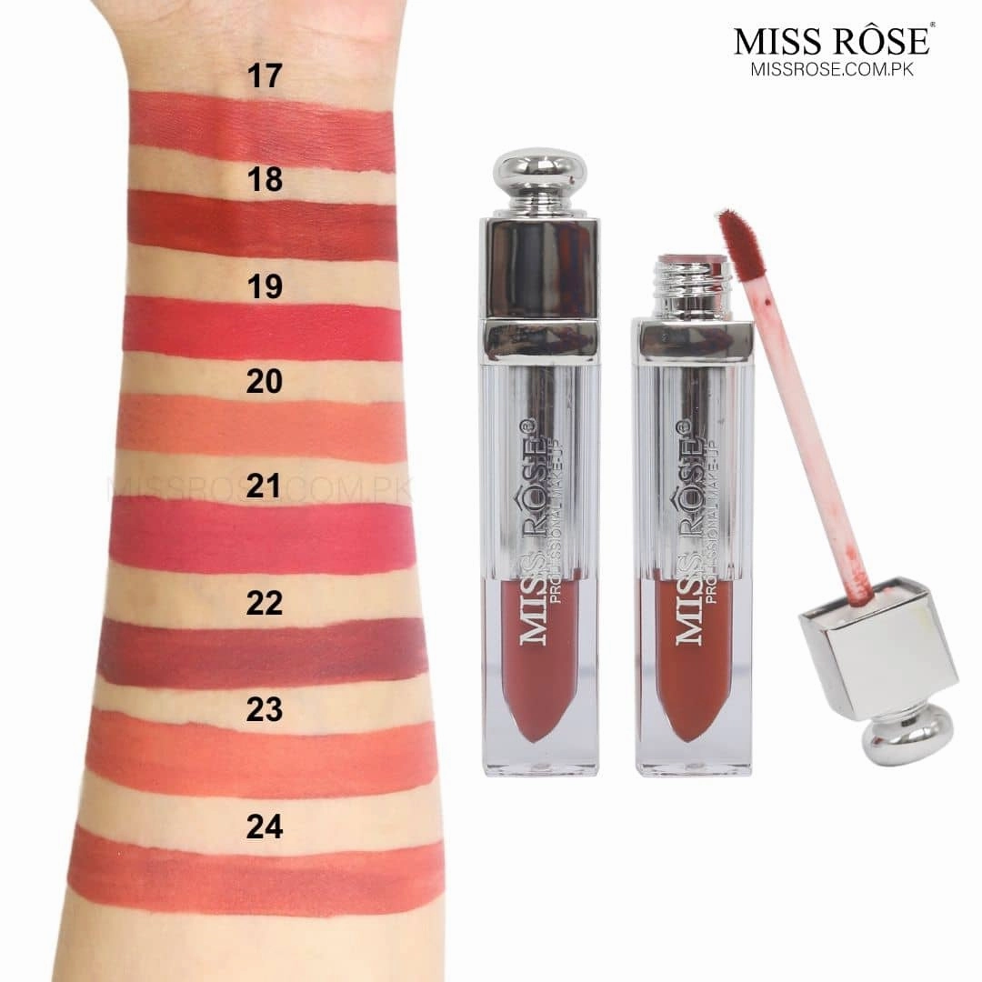 Silver Lip Angelic Matte gloss Rose Miss Handcrafted Rich variety