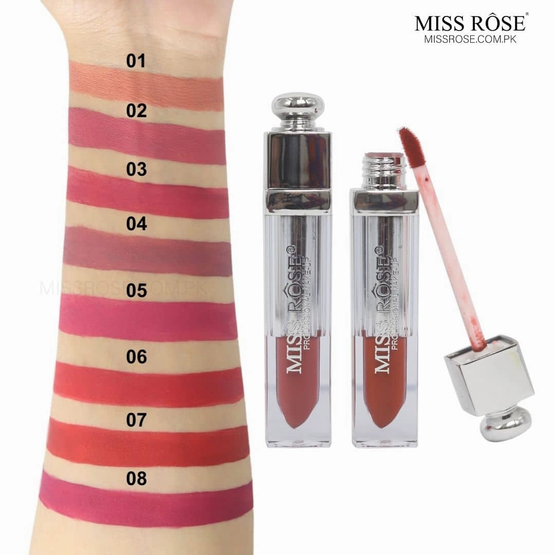 Silver Lip Angelic Matte gloss Rose Miss Handcrafted Rich variety