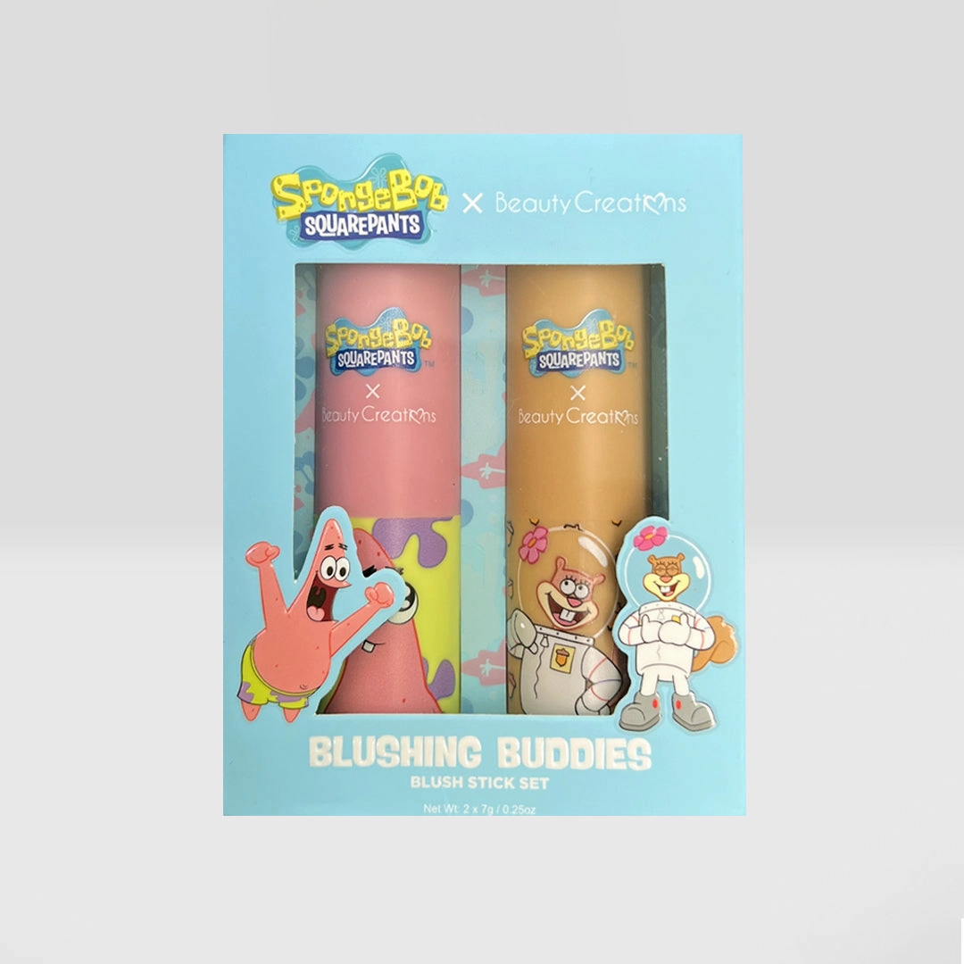 Spongebob X Beauty Creations - Set Rubores En Barra - Blushing Buddies