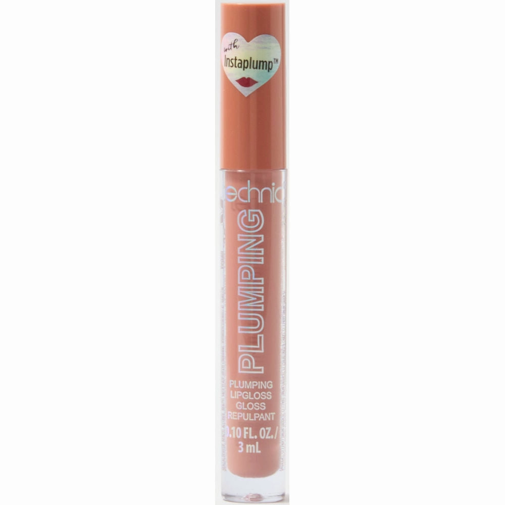 Technic Cosmetics Plumping Lipgloss - Nude Mood Hydrating Volumizing High Shine Long-Lasting Finish