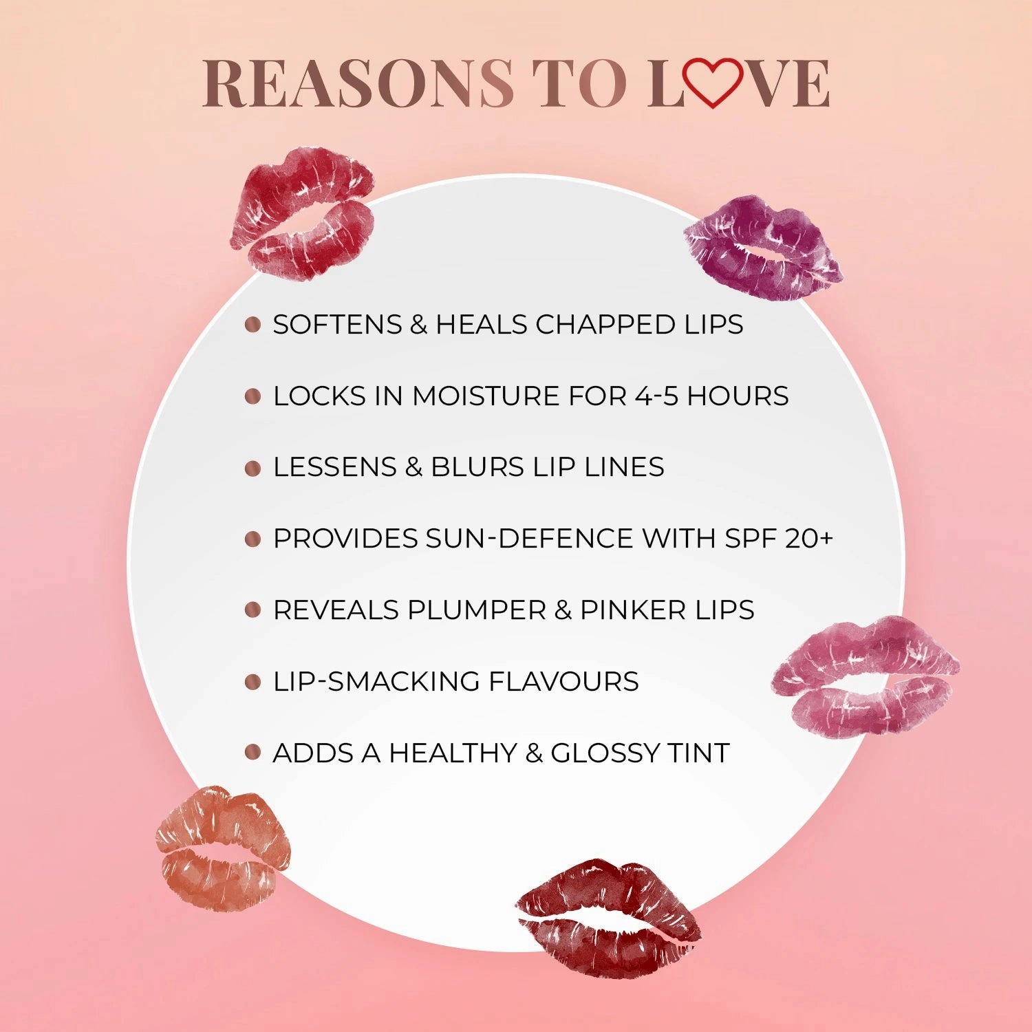 Tinted Lip Balms SPF 20 