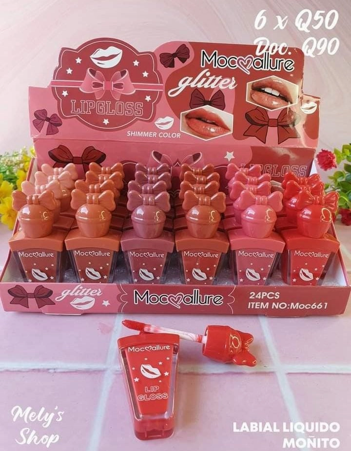 Unbeatable Lipgloss Color) Of Cute Lipgloss Style Pigment  (Random High Mocallure Bow Pack  Happy customers 6