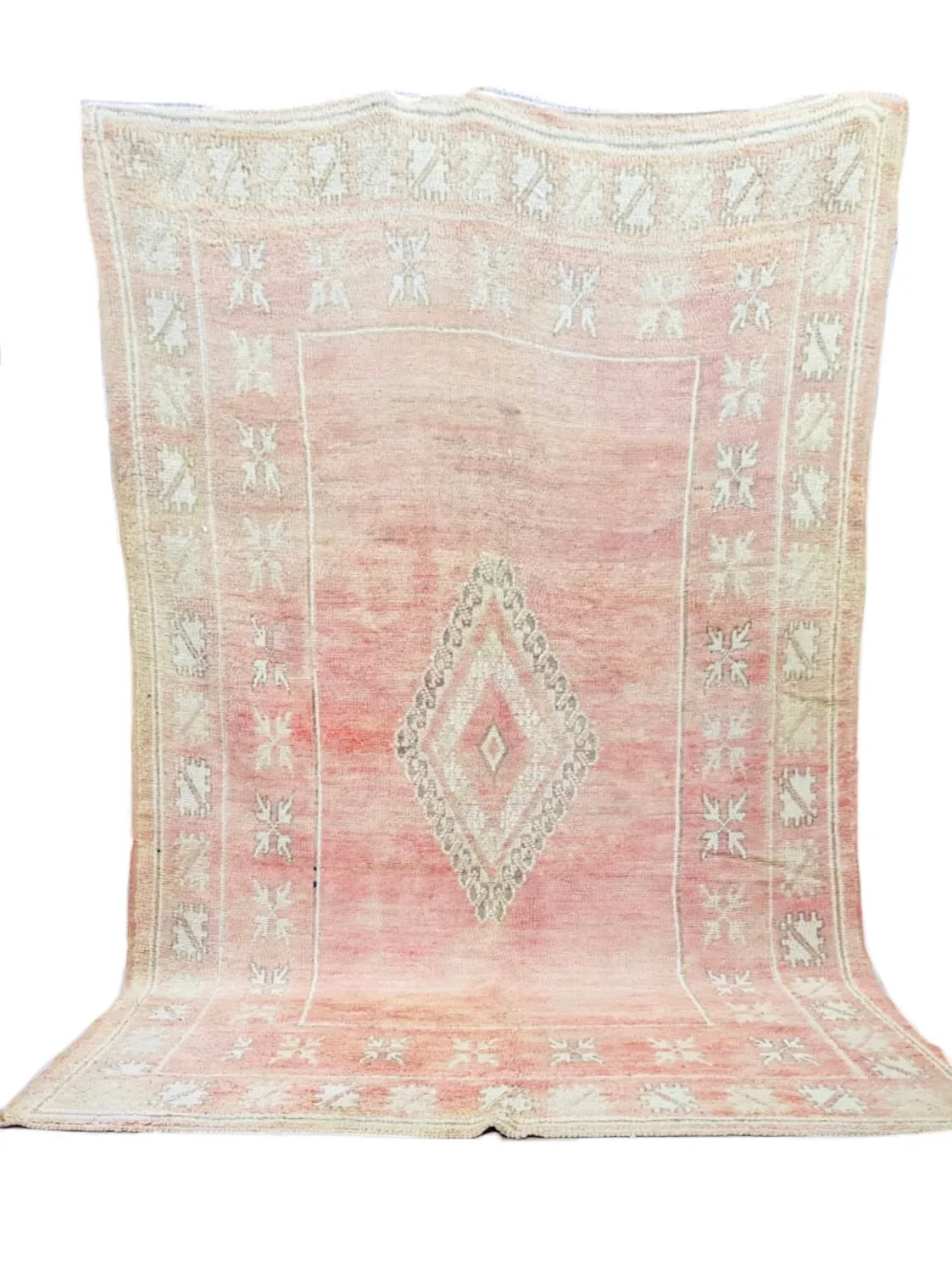 Vintage Blush   Center Berber Symbol Boujaad