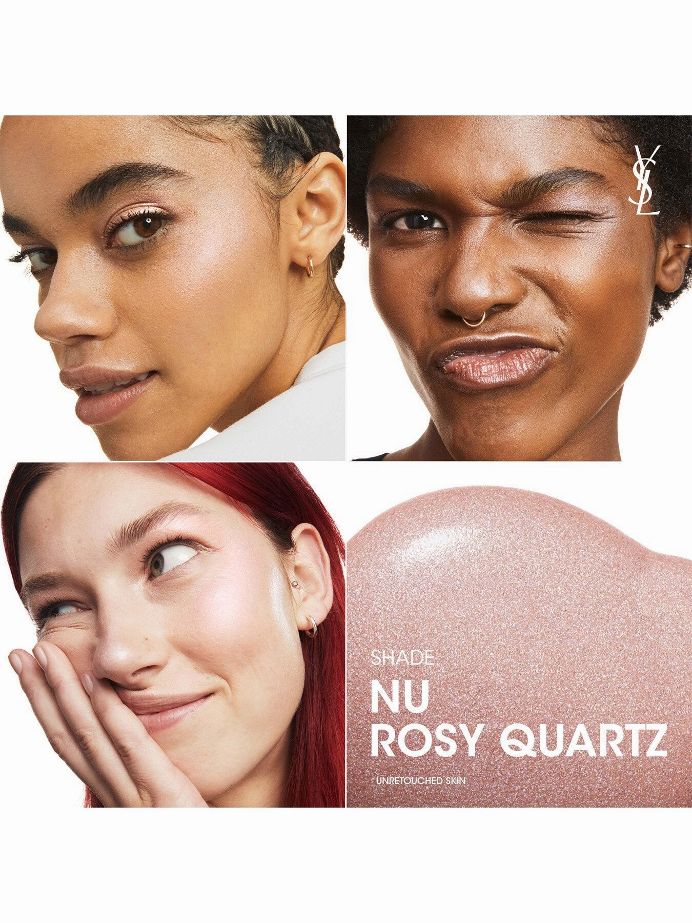 YSL NU Highlighter Rosy